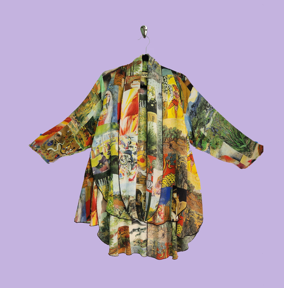 Dream Jacket in Timeless Multicolor Printed Silk