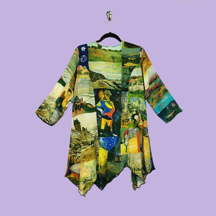 Sunday Smock in Last Impression Multicolor Printed Silk