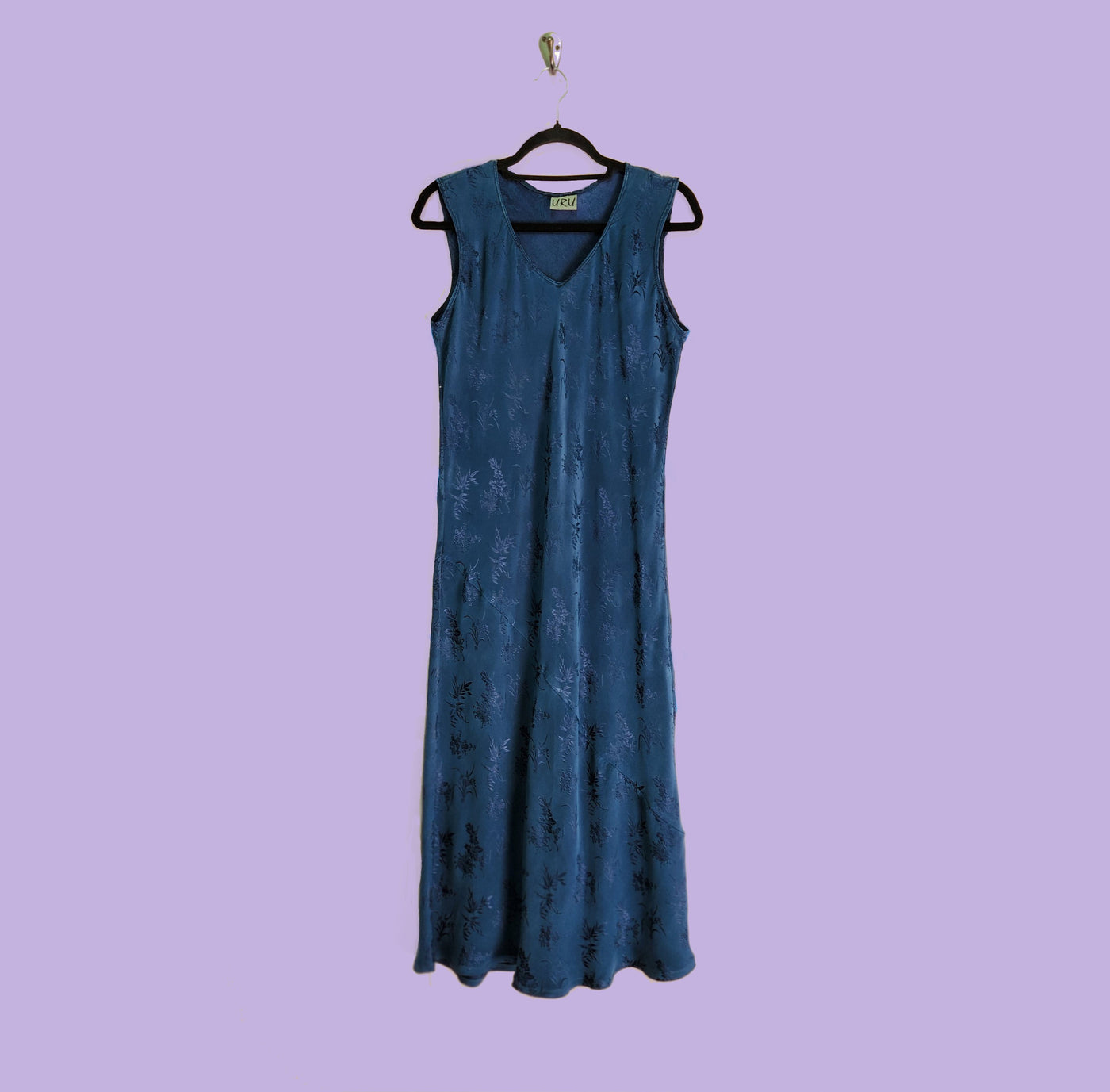 Bias Cocktail Dress Printed Silk
