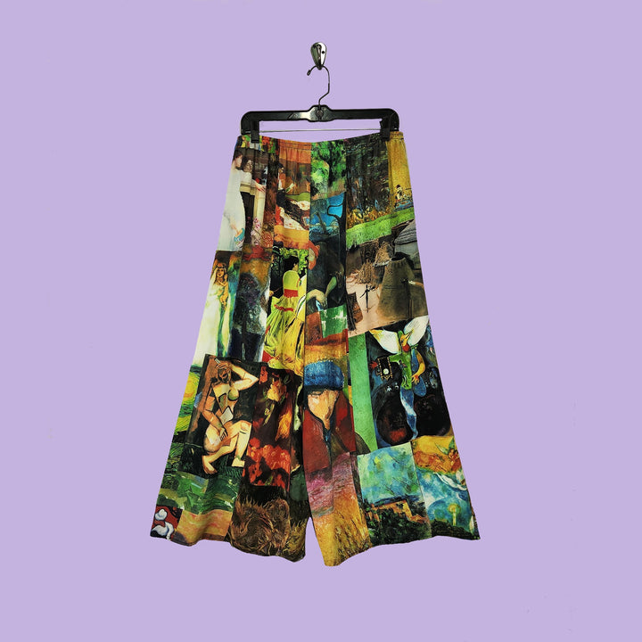 Boat Pants in Masters Multicolor Printed Silk