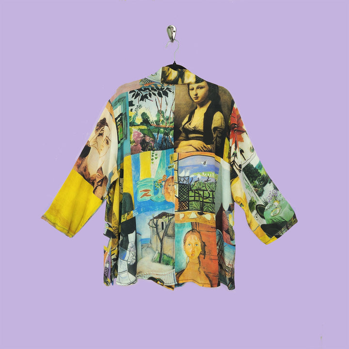 Country Shirt in Intuition Multicolor Printed Silk