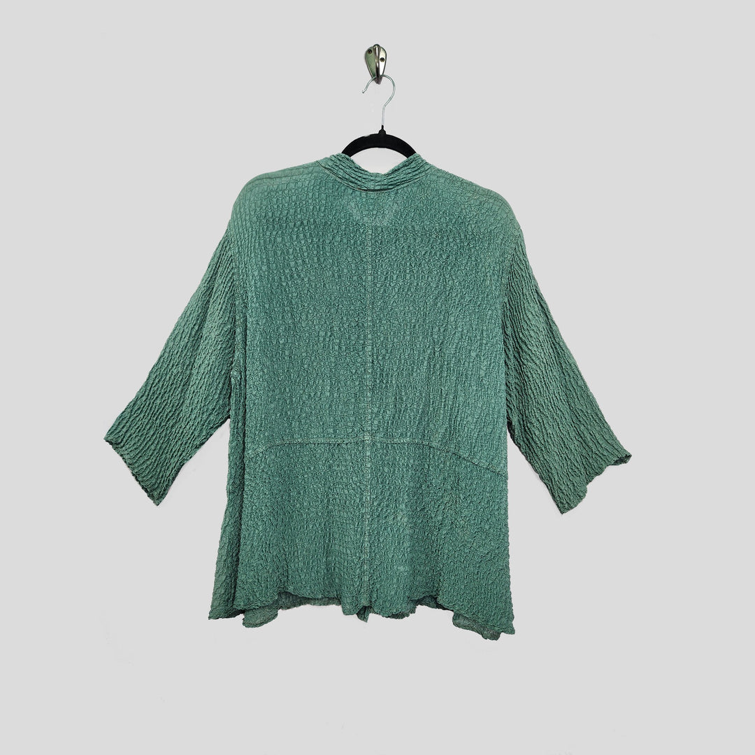 Venice Top in Spruce Braided Silk