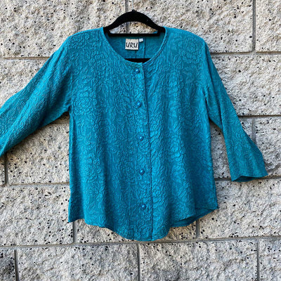 Lido Top Textured Silk