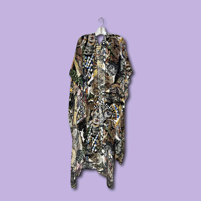 Ruana Printed Silk